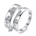 Online India Cheap Products Online Shopping India 2 Pieces Heart Engagement Wedding Ring