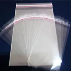 Opp Bags With Clear Small Polybags Opp Plastic Packaging Poly Bags With Self Adhesive Seal Flap And Euro Hole