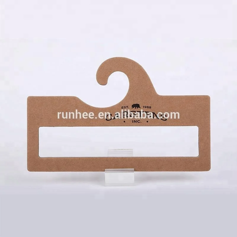 Customized Size FSC Paper Material Hanger Multifunctional Cardboard Hanger For Scarf