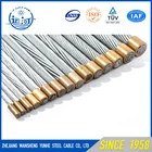 Stay Cable 5/16" EHS 7/2.64 Mm Galvanized Stay Wire / Earth Wire / Guy Wire ASTM A475 Class A Steel Cable