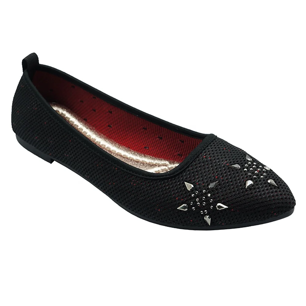 Buy Black Studded Flats,Studded Ballet 