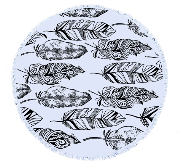 round beach towels