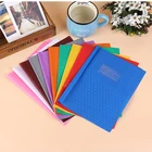 Book Cover Factory Direct Plastic Book Cover Customized Gem Pattern PVC Book Cover Custom Logo Book Cover A6