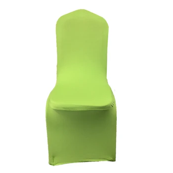 Apple Green Polyester Spandex Banquet Wedding Chair Covers