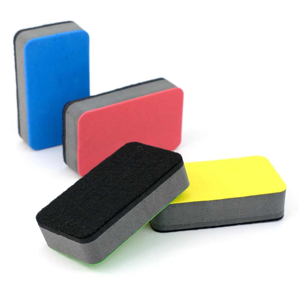 Colorful oblong Shape Dry EVA Magnetic Whiteboard Eraser