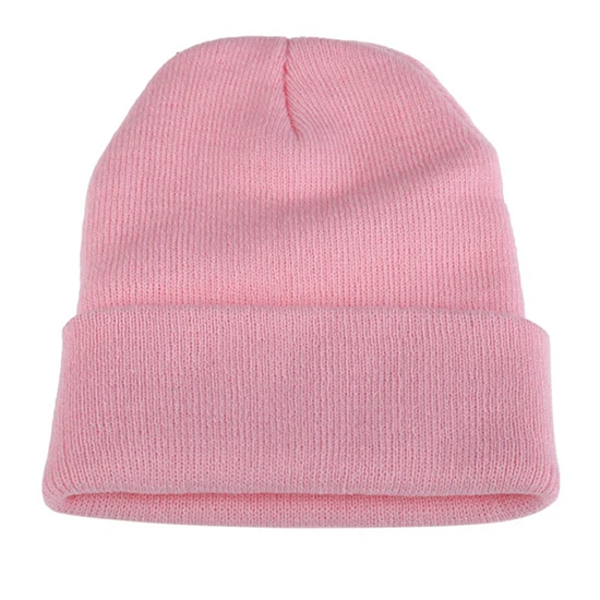 Popular Customized Logo Fabric Acrylic Slouchy Beanie Hat High Quality Winter Custom Knit 100% Acrylic Beanie Cap Custom hats