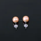 Silver Earrings Silver Silver Earring 925 925 Silver Natural Purple Freshwater Pearl Stud Earrings Jewelry