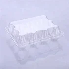 Tray Egg For Tray Wholesale Clear 12 Cell Pack Plastic Tray Packaging Plastic Egg Tray For Chicken Egg