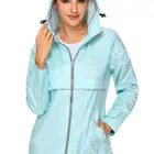 Waterproof Women Jacket 10000mm Hoodie Waterproof Breathable Windbreaker Blue Women Outdoor Jacket