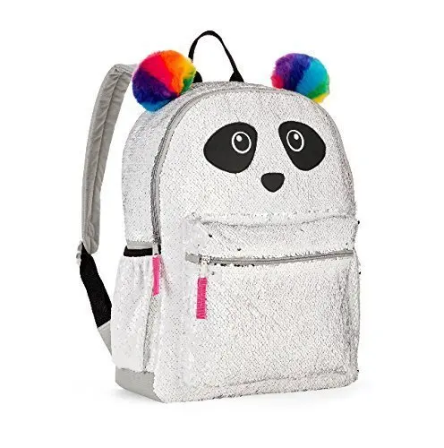 panda sequin backpack