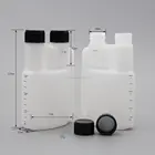 100ml Liquid 100ml Plastic HDPE Dual Chamber 100ml Liquid Soap Dispenser Pump Bottle