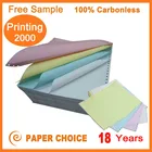 Paper Cheap Carbonless Paper Printing 2000 China Best OEM Factory Cheap Price Custom Color 100% Carbonless Paper Printing 2000 For Sale