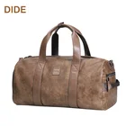 Travel High Quality OEM PU Leather Men Duffel Travel Bag Large Gym Bags