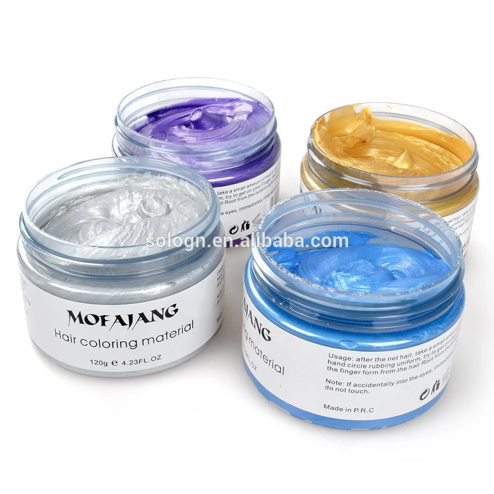 Professional 9 Colors Gray Hair Wax Brand Supplier Wholesale Price Private  Label Fashion Styling Hair Color Wax Mud - Buy Professional And Best  Quality,Grey Color,Hair Styling Wax Product on 