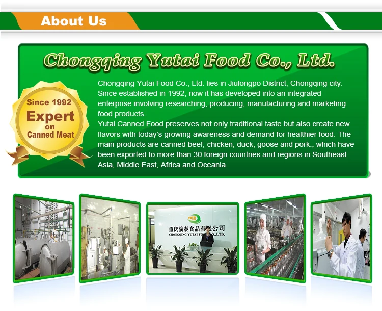 Canned Stewed Duck with Orange Peel Tinplate Cans for Food