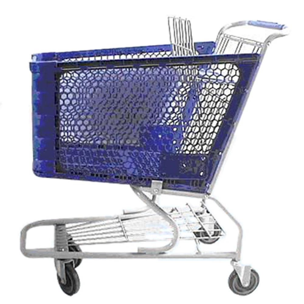 plastic shopping cart