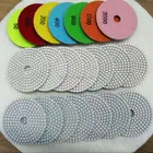 Pieces Polishing For Granite Wet Diamond Polishing Pads 7 Pieces Set Polishing Disc For Marble Granite Terrazzo