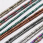 Beads Strands Loose Beads Strands Hematite Tiny Round Square Beads Hematite Beads Strands Iron Ore Loose Gemstone