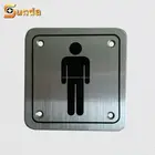 Door Plate Popular Stainless Steel Toilet Door Sign Plate With High Quality