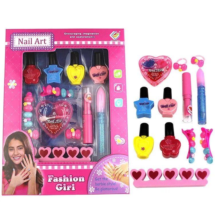 barbie nail art kit