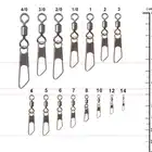 wholesale Barrel Rolling fishing swivel with safety snap