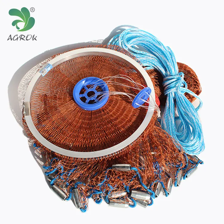 Cast net with ring Clearance