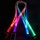 Flashing Light Led Flashing Event Party Supplies 8 Color Options Cute Custom Logo Led Flashing Glow Light Up Lanyard