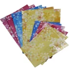 Sachet Sealed Packaging Bags Food Grade Custom Printed Plastic Packaging Sachet 3 Sides Heat Seal Aluminum Foil Bag