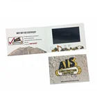 COTE Customized Printing 7 Inch Lcd Screen Video Brochure For Advertising Graduation Africa