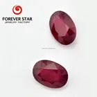 Natural Ruby Ruby Wholesale 10*8mm Oval Shape Glass Filled Natural Ruby Mozambique