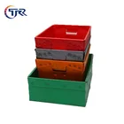 Fruits And Multi-functional Custom Plastic Box Without Lid/plastic Crates For Fruits And Vegetables/colored Corrugated/archive Box