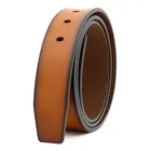 Belt Custom Vintage Distress Casual Western Jean Genuine Leather Belt Strap Without Buckle