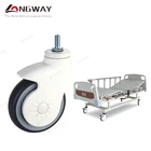 Hospital Hospital Bed Caster Longway 4 / 5 Inch 120-140kg Good Quality Antistatic Nylon Yoke TPR Caster Hospital Beds Wheels Medical Caster 80mm