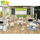 Furniture Kids Kindergarten Furniture Classroom Kids Furniture Study Children Table And Chair