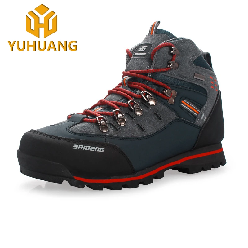 mens leather waterproof walking shoes sale