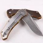 Stainless Folding Knives Stainless Folding 440C Stainless Steel Titanium Pocket Military Knife Folding Knives