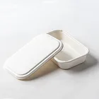 Tableware Airline Inflight Catering Packaging Bagasse White Tableware Airline Food Packaging