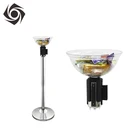 Display Four-Layer Retractable Merchandising Display Bowl With Stand