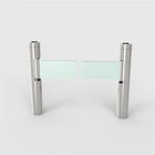 Control System Gate Access Control System Dc Brushless Motor Pillar Swing Gate For Supermarket