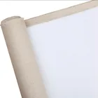 Cotton Canvas 220cm Width 539 Gsm Cotton Linen Blend Artist Canvas Roll For Primed Canvas