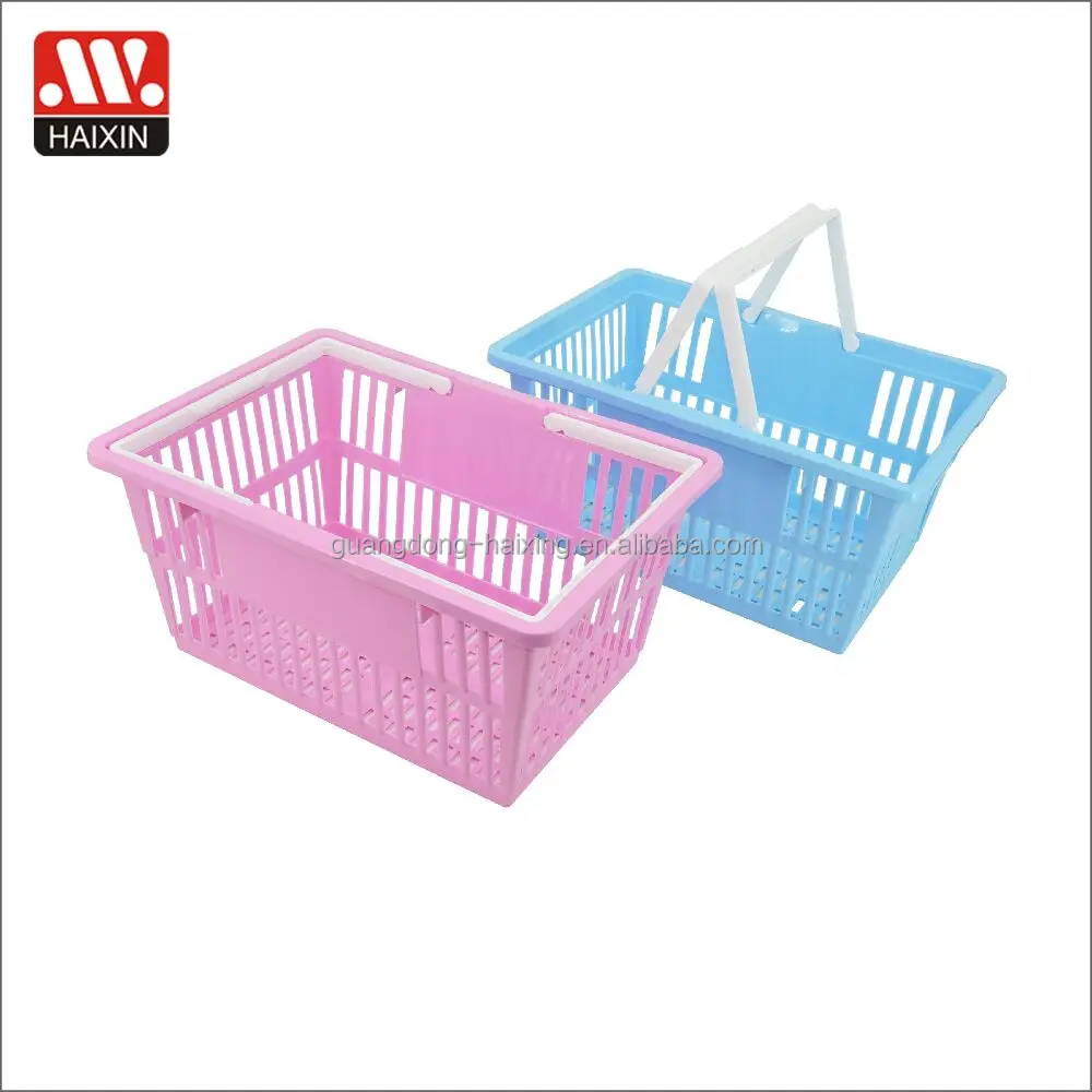 Customized usage food grade plastic vegetable picnic storage basket for sale