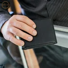 Wallet Leather Leather Factory Custom Wallet Slim Minimalist Men's Vegan Wallet RFID PU Leather Wallet For Men