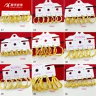 Hoop Earrings Xuping Cheap Hoop Earrings Cubic Zircon Dubai 24k Gold Plated Jewelry Fashion Earrings For Women