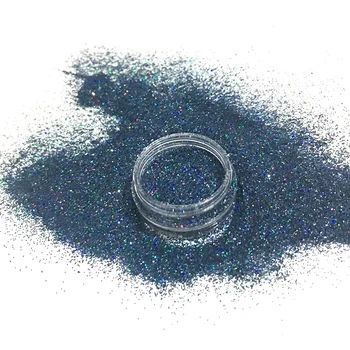 Factory Direct Sales New Arrival Design Popular Color Blue Black Holographic Fine Body Nail Face Glitter