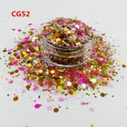Glitter Wholesale High Quality 2000 Colors Polyester Chunky Holographic Glitter Powder For Craft