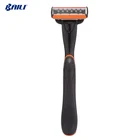6 Blade Shaving Blade Guangdong System Manual Shaving Razor 6 Blade Black