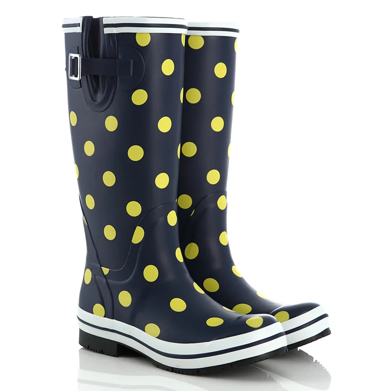 womens patterned rain boots