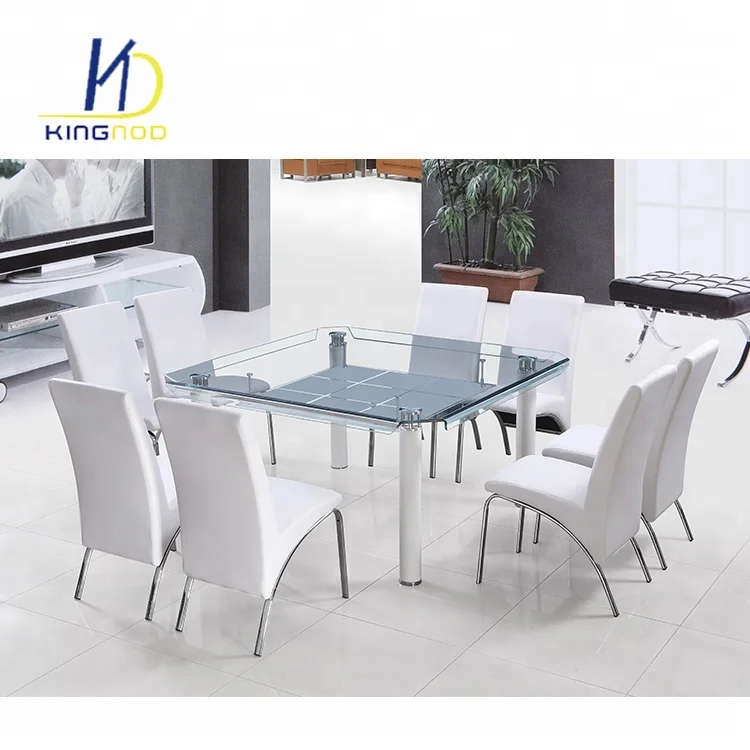 modern white dining table 8 seater