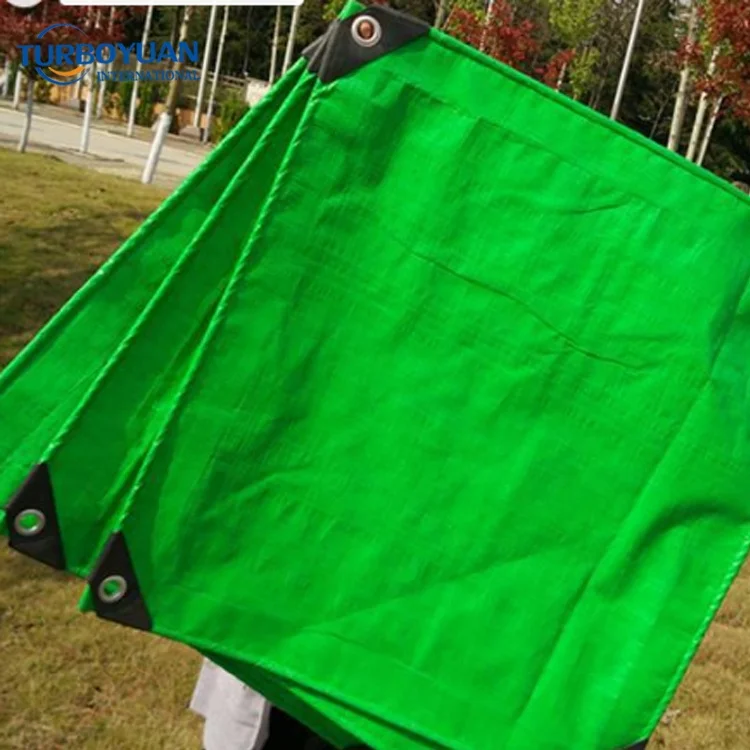Fabric tarpaulin 0,85 €/m² Tarpaulin Cover 180g/m² Green and White Boat Tarpaulin Tarpaulins 