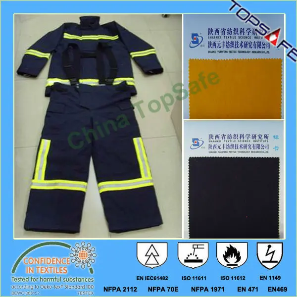 En Nfpa Aramid Firefighting Suit And Fireman Suit View